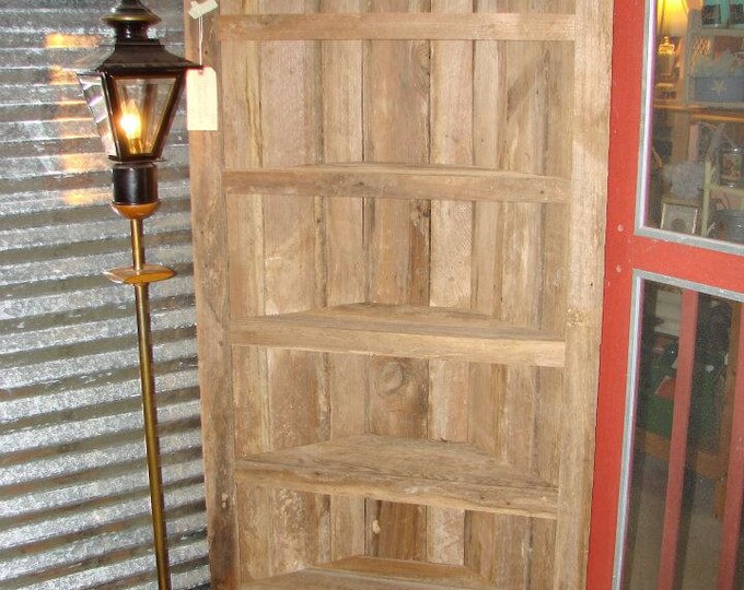 Reclaimed Bookcase Barnwood Bookcase Barnwood Reclaimed Etsy