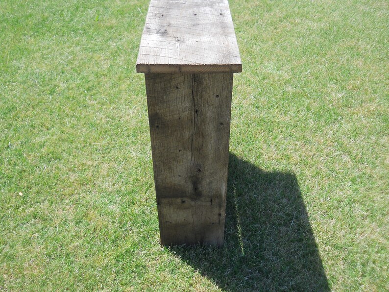 reclaimed wood entry table rustic table reclaimed wood Rustic wood Table reclaimed wood sofa table