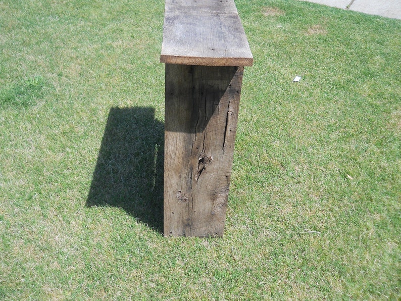reclaimed wood entry table rustic table reclaimed wood Rustic wood Table reclaimed wood sofa table