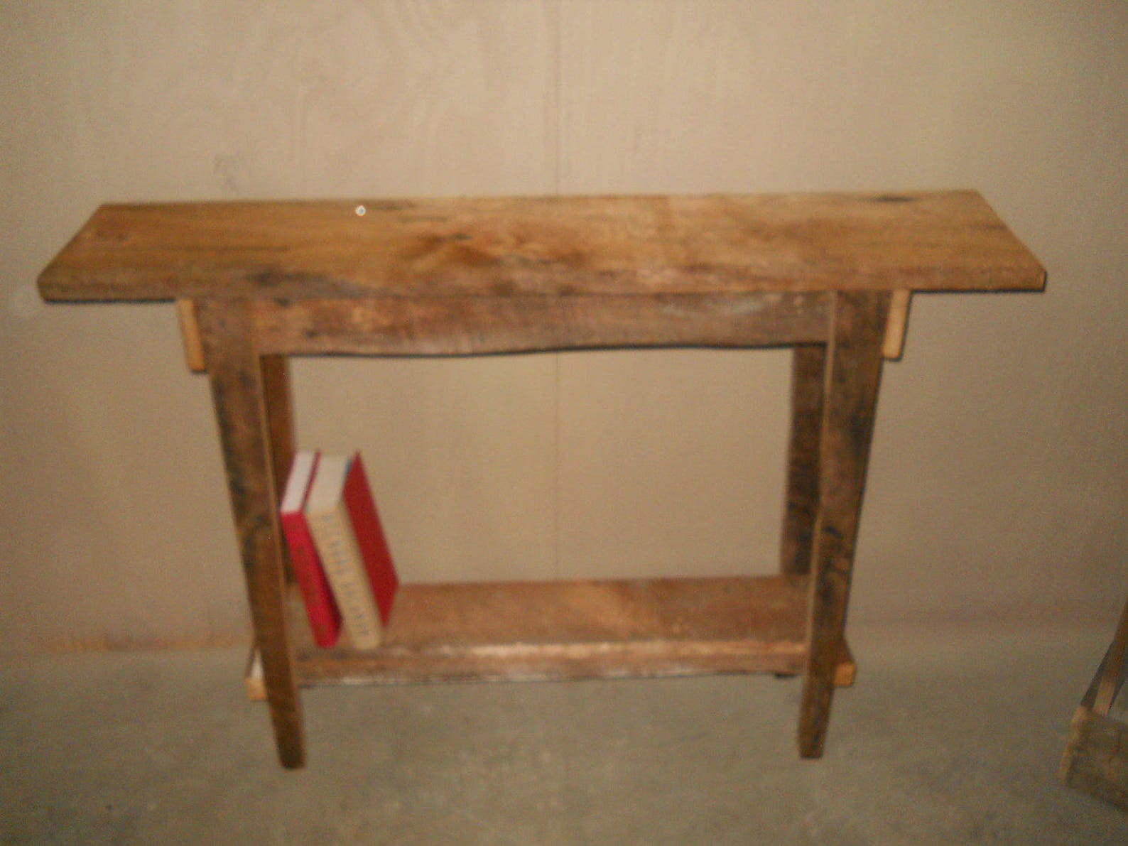 Barn Wood Sofa Table/ Foryer Table, Rustic Entry Table, Barn Wood Table ...