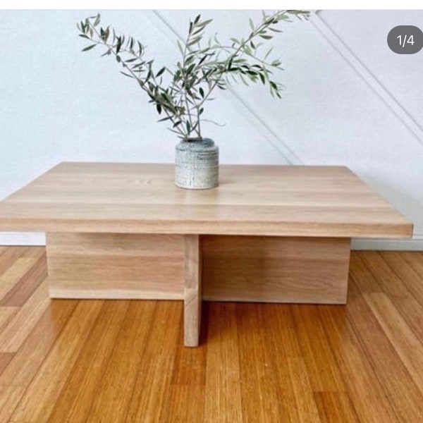 White Oak Coffee Table - Etsy