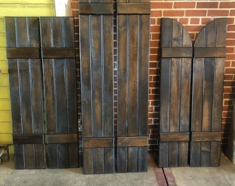 Custom exterior shutters, shutters, outdoor shutters