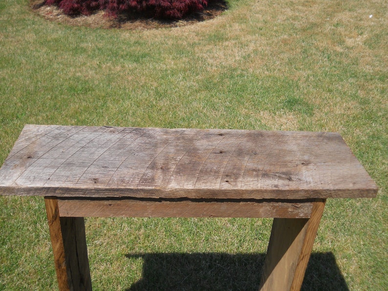 reclaimed wood entry table rustic table reclaimed wood Rustic wood Table reclaimed wood sofa table