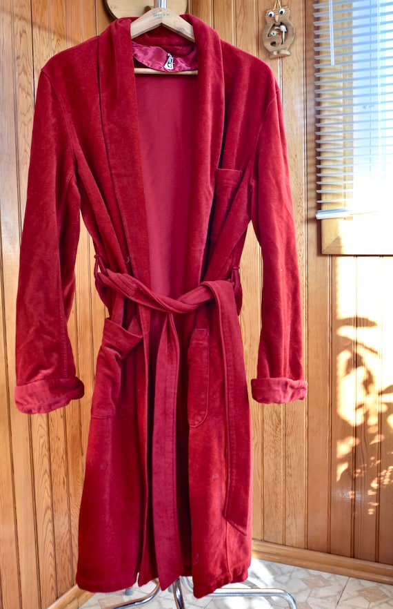 STUNNING Vintage 50's Bloomingdale's Red Velvet Be