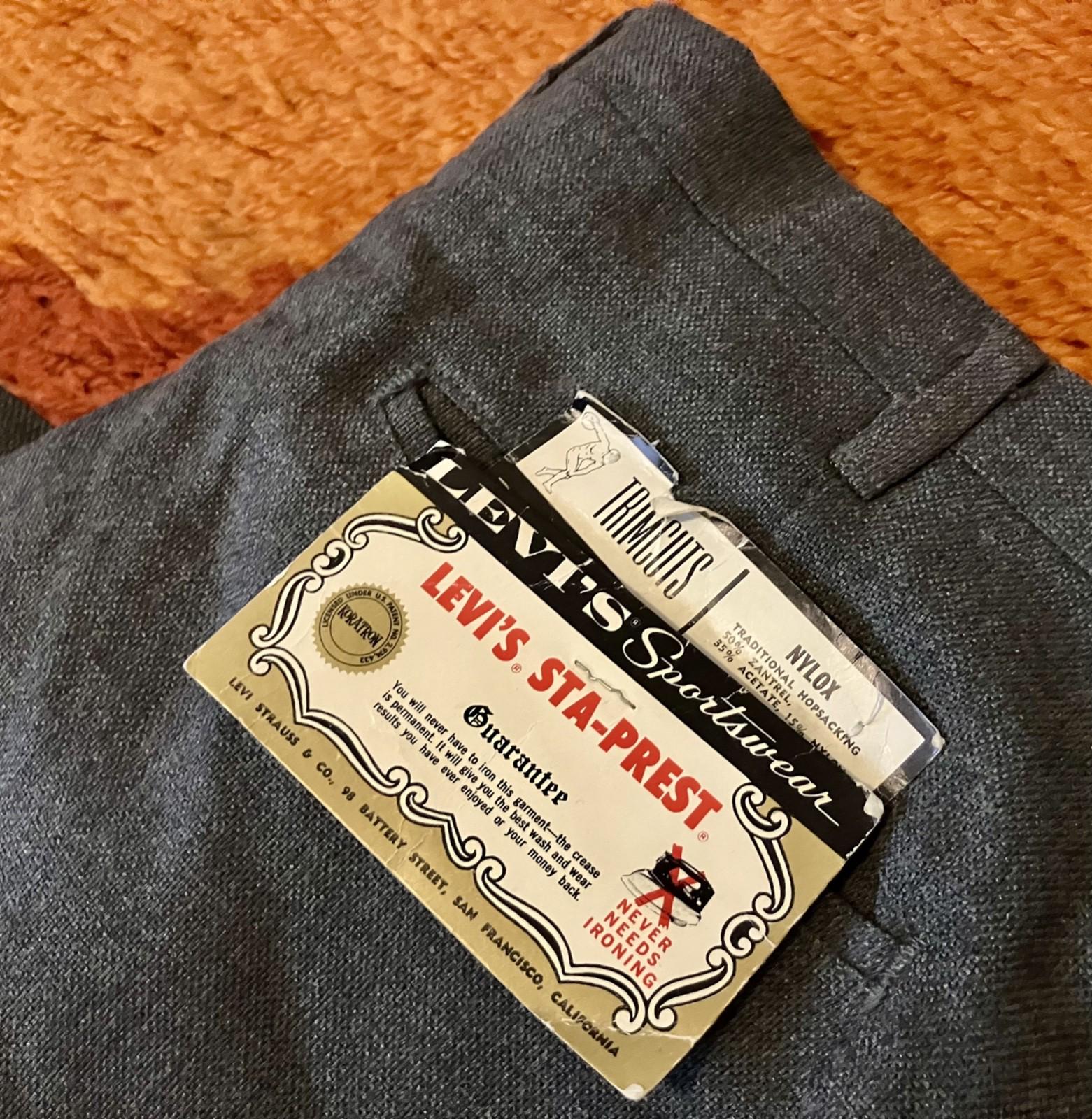 60s Levis Sta Prest - Etsy