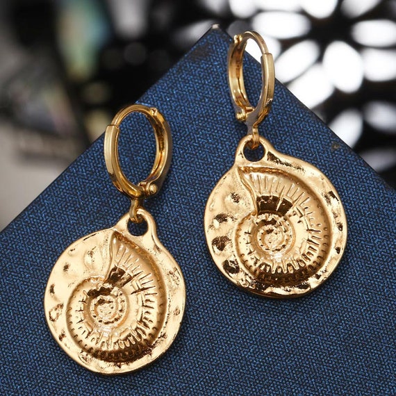 Starfish Shell Conch Drop Dangle Earrings for Wom… - image 5