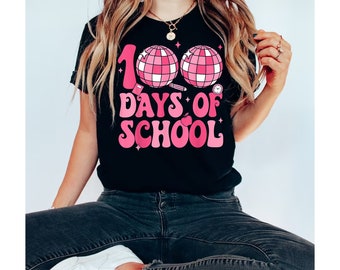 Teacher 100 Days of School Shirt, 100 Days Of Coffee and Chaos, Funny Teacher 100th Day Shirt, Teacher Appreciation Gift, Gift For Teacher