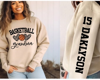 Customized Basketball Sweatshirt, Your Name Basketball Shirt, Your Team Basketball Shirt, Basketball Mom Shirt, Custom Basketball Shirt