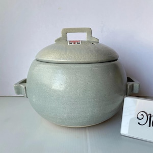 Banko Ware Japanese Rice Pot Gray 3 Cups 1.8L Donabe Clay Pot TOJIKITONYA Handcraft Earthenware Cookware Rice Cooking Housewarming