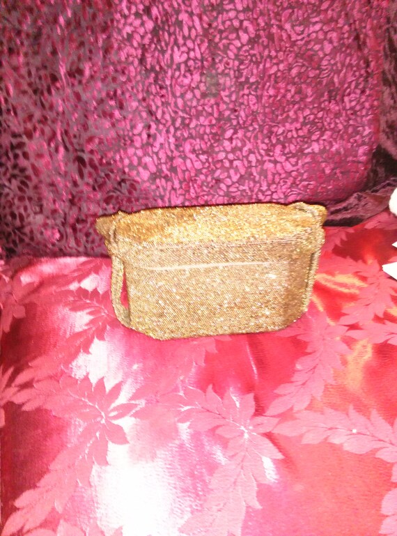 Vintage beaded 1940"s purse (Golden ) - image 2