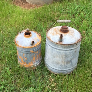 Antique oil can (1 larger 1 smaller style)