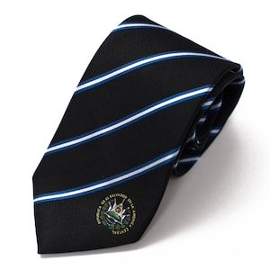 Stropdas El Salvador - 3,25" - geïnspireerd op de vlag van El Salvador - stropdas El Salvador - Missionaris LDS - NIET gepersonaliseerd afbeelding 1