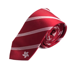 Hong Kong Tie - 3.25” - Inspired by the Hong Kong Flag - Hong Kong Necktie - LDS Missionary - NOT Personalized