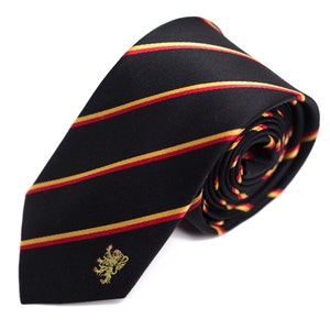 Belgium Skinny Tie - 2.5&quot; - Inspired by the Belgian Flag - Belgium Thin Necktie - LDS Missionary - NOT Personalized