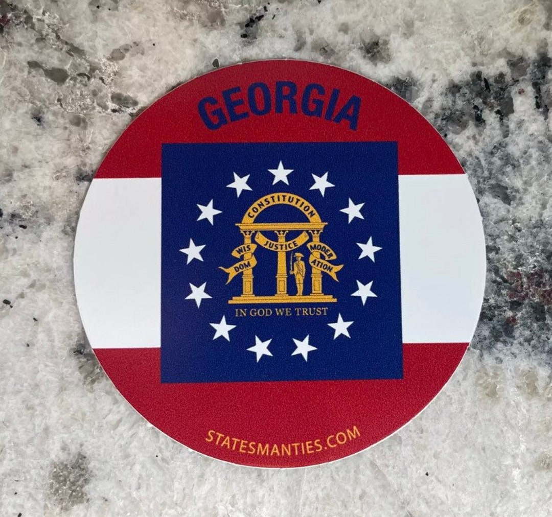 Georgia Native Sticker Georgia GA Vinyl Sticker Decal - 3” - 6 Mil - Water Bottle Laptop Car ...