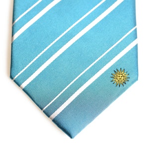 Uruguay Tie - 3.25” - Inspired by the Uruguayan Flag - Uruguay Necktie - LDS Missionary - NOT Personalized