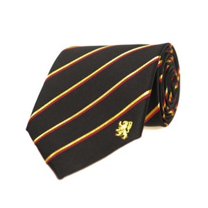 Belgium Tie - 3.25” - Inspired by the Belgium Flag - Belgium Necktie - LDS Missionary - NOT Personalized
