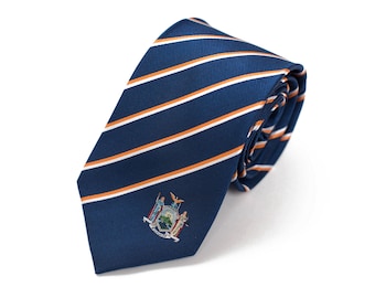 New York Tie - 3.25” - Inspired by the New York Flag - New York NY Necktie - LDS Missionary - NOT Personalized