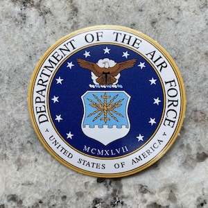 United States Air Force USAF US Military - Vinyl Sticker Decal - 3” - 6 mil - Water Bottle Laptop Car Automobile