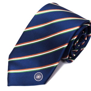 India Tie - 3.25” - Inspired by the India Flag - India Necktie - LDS Missionary - NOT Personalized