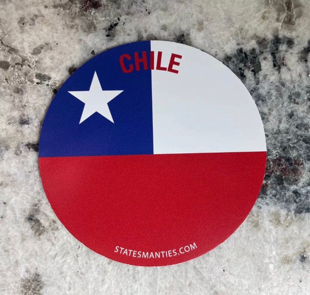 Chile Vinyl Sticker Decal - 3” - 6 Mil - Water Bottle Laptop Car ...