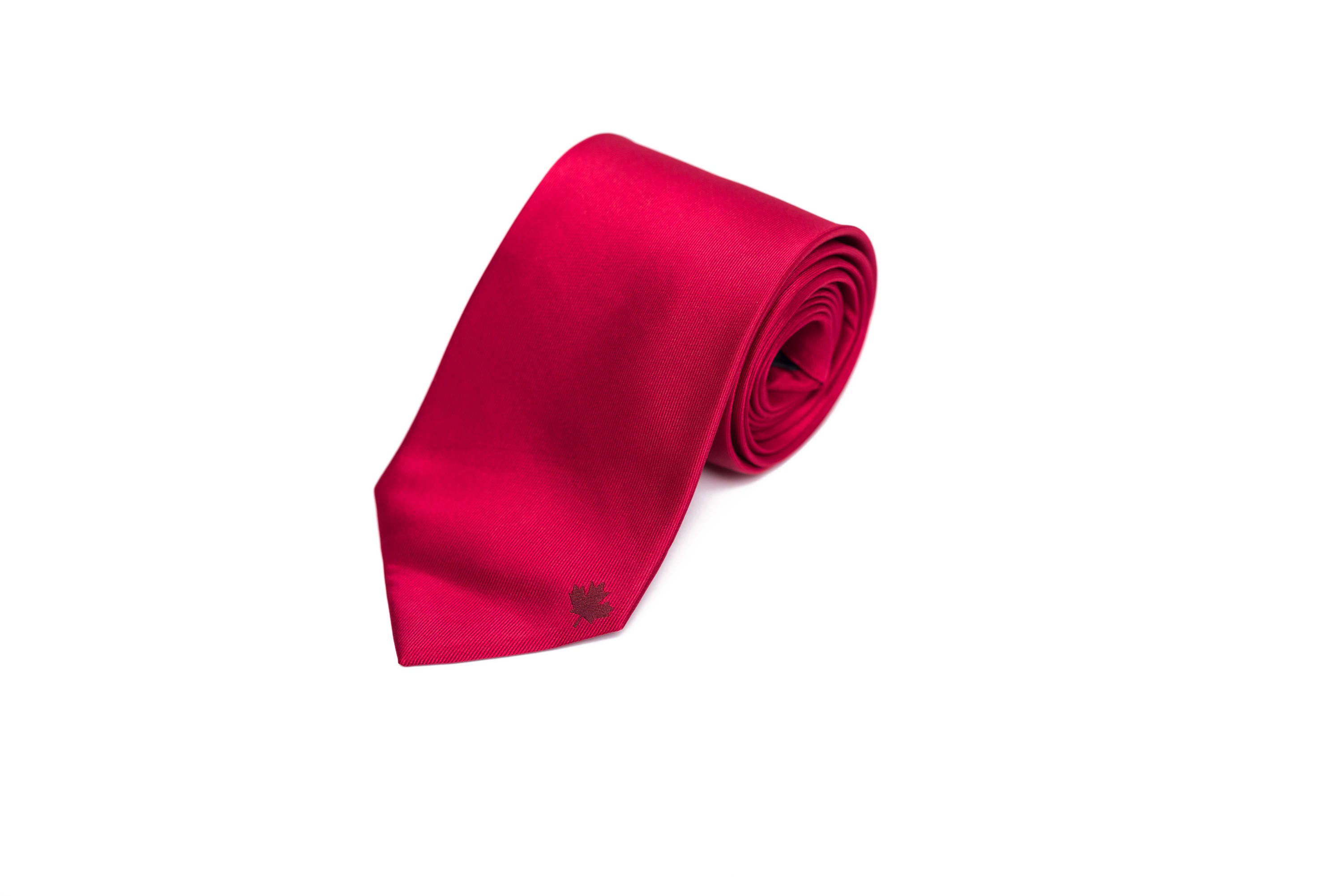 Canada Tie Inspired by the Canadian Flag. 100 Woven Silk. Etsy