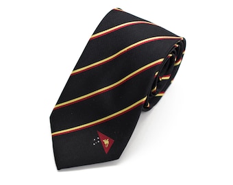 Papua New Guinea Tie - 3.25” - Inspired by the Papua New Guinea Flag - PNG Necktie - LDS Missionary - NOT Personalized