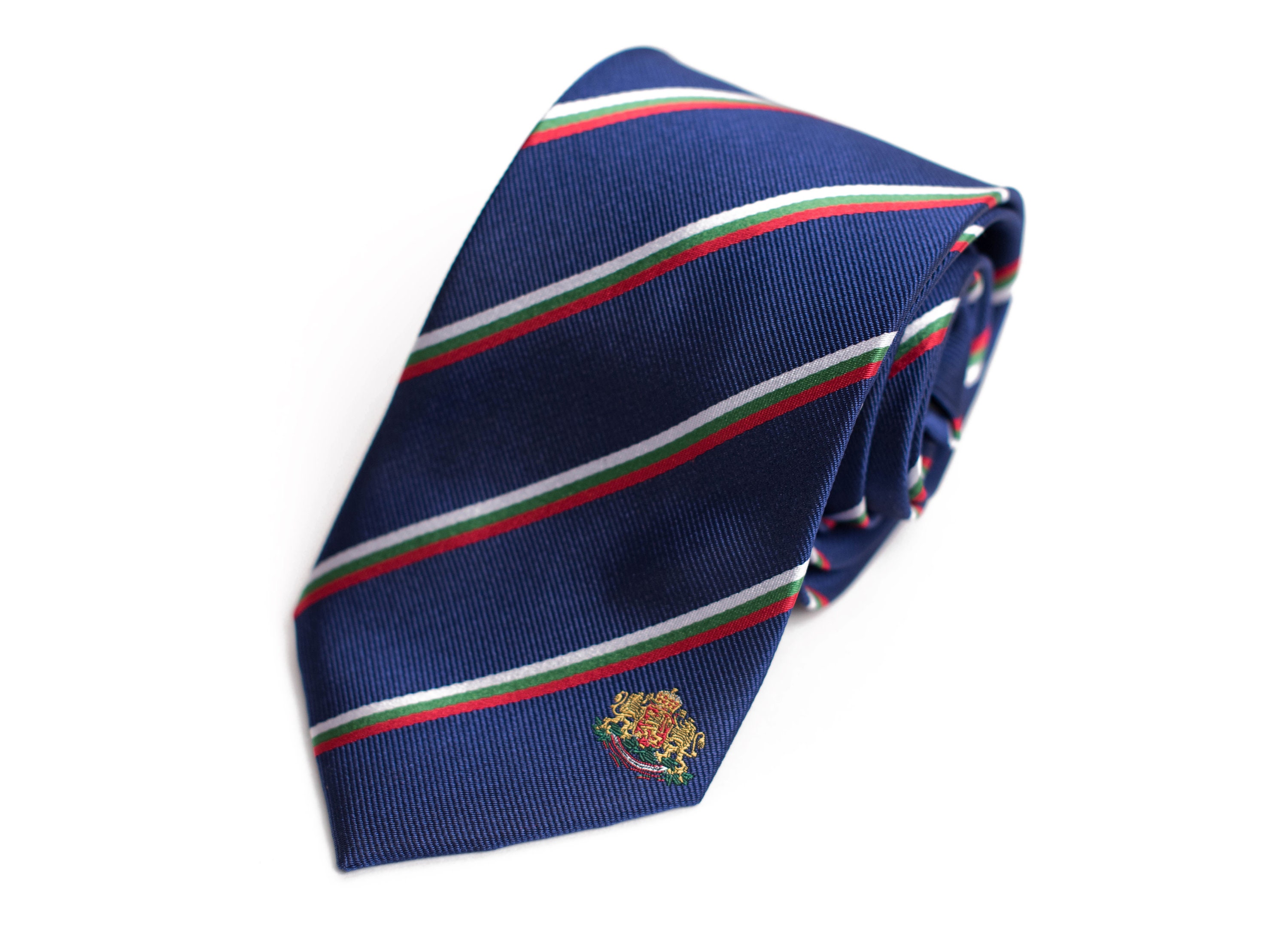 Bulgaria Tie - 3.25” - Inspired by the Bulgarian Flag - Bulgaria Necktie - LDS Missionary - NOT Personalized