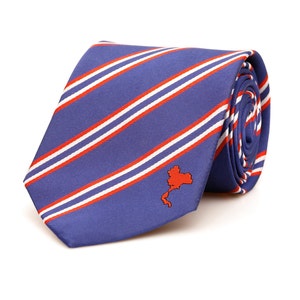 Thailand Tie - 3.25” - Inspired by the Thai Flag - Thailand Necktie - LDS Missionary - NOT Personalized