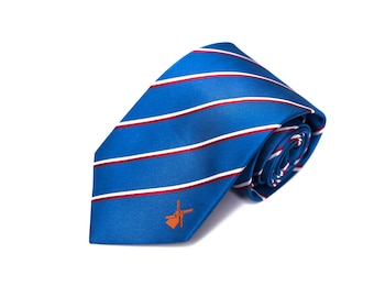 Netherlands Tie - 3.25” - Inspired by the Dutch Flag - Netherlands Holland Necktie - LDS Missionary - NOT Personalized