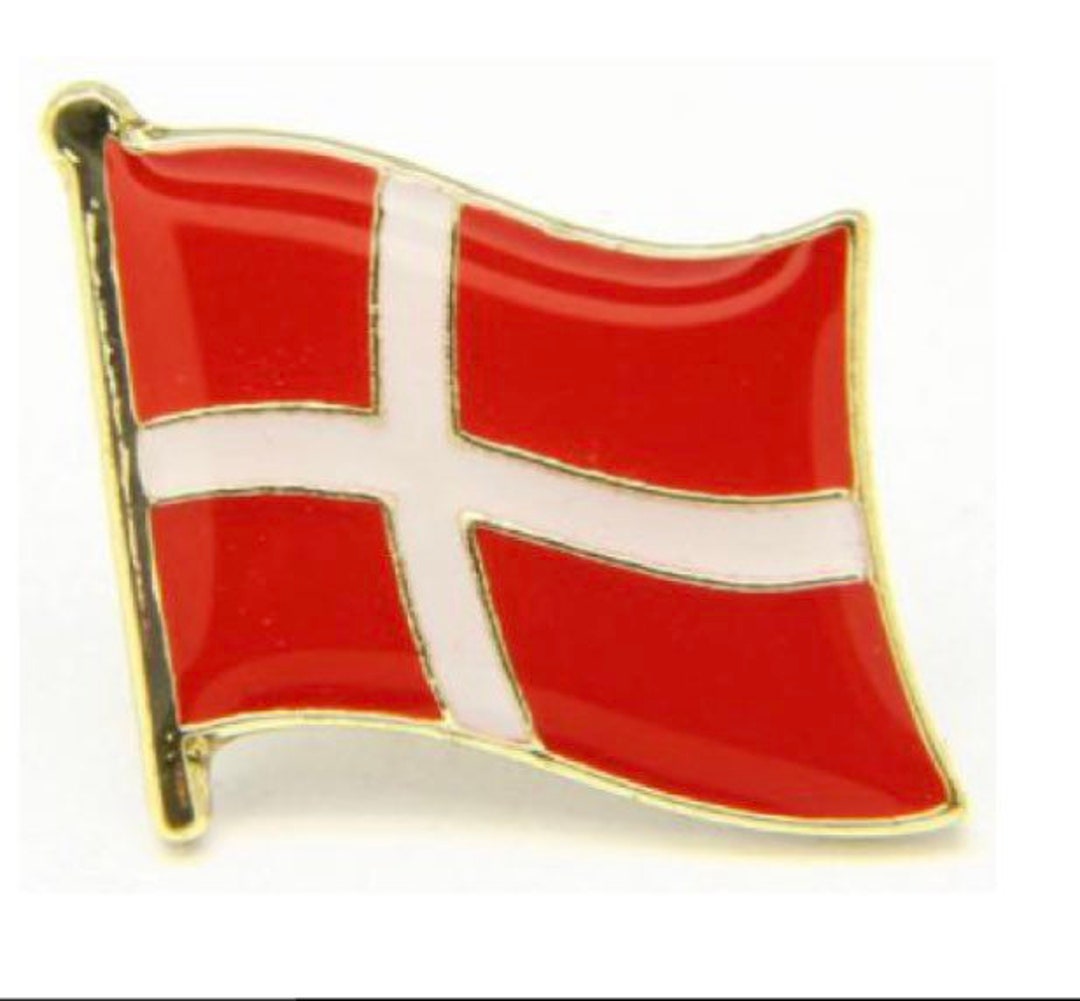Denmark Flag Country Pin Lapel Tie Necktie Tack LDS Missionary ...