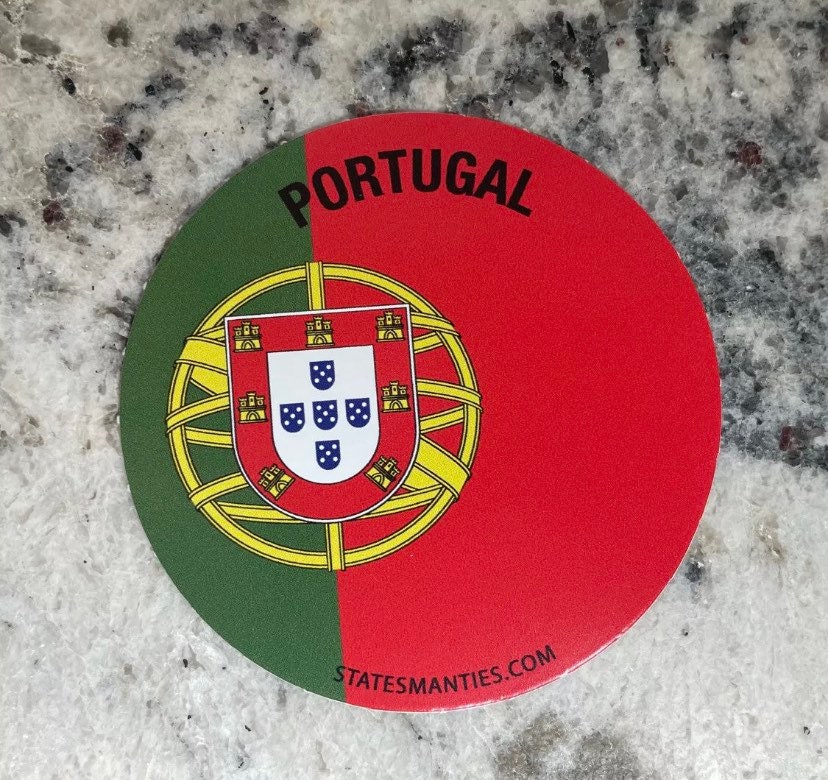 Sticker A Jeune Conducteur Drapeau Portugal - ref.d19086