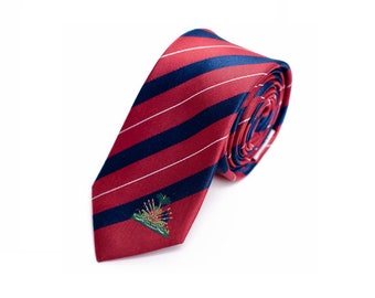 Haiti Tie - 3.25” - Inspired by the Haitian Flag - Haiti Necktie - LDS Missionary - NOT Personalized