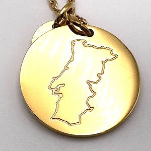 Portugal PRT Land Halsband Berlock LDS Syster Missionär Mamma Fru Statsman Slipsar