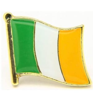 Ireland Flag Country Pin Lapel Tie Necktie Tack LDS Missionary Statesman Ties