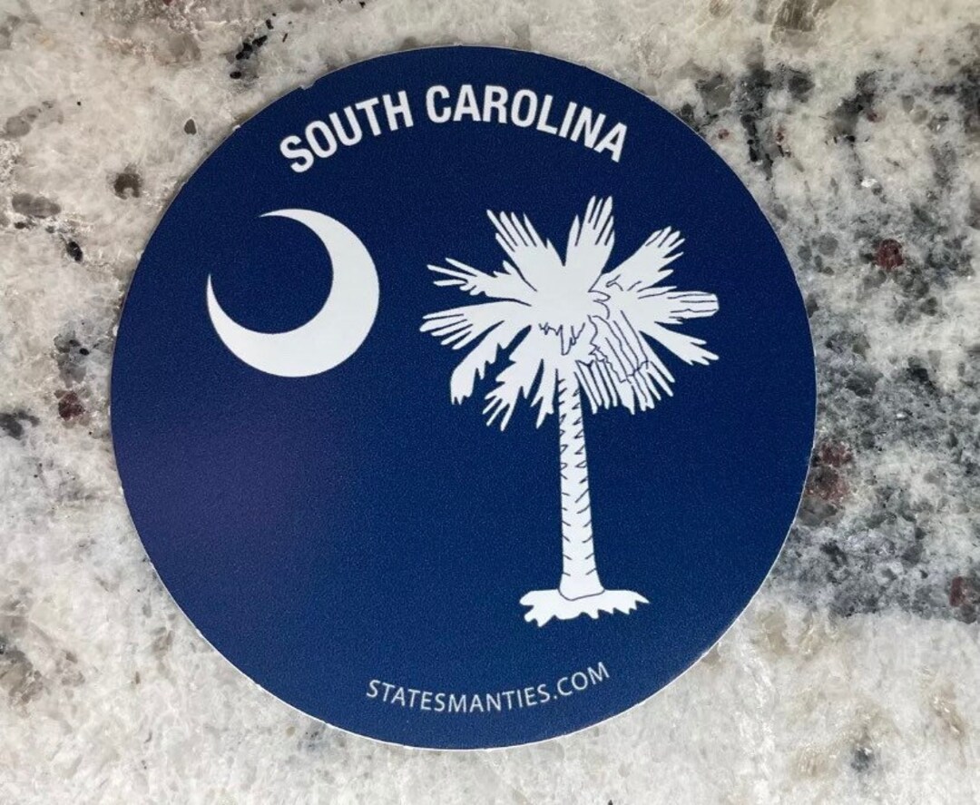 Sc Native Sticker South Carolina - SC - Vinyl Sticker Decal - 3” - 6 Mil - Water Bottle ...