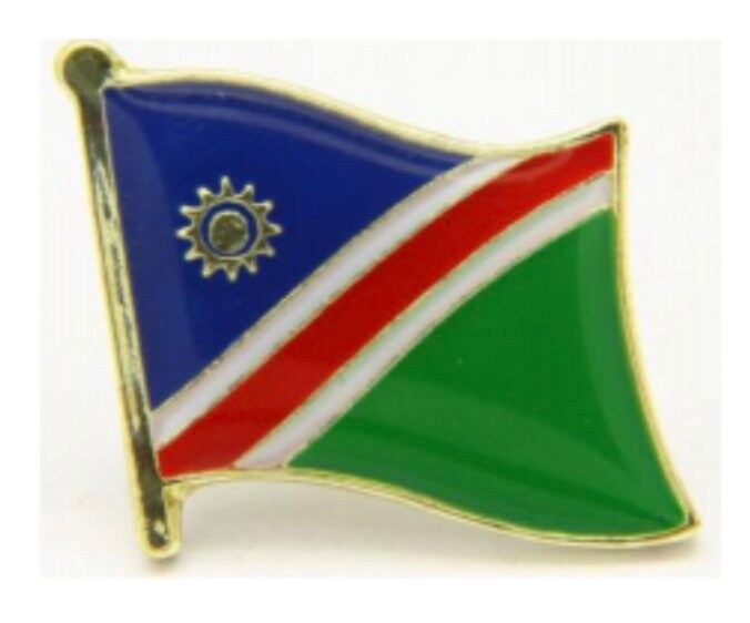 Namibia Flag Country Pin Lapel Tie Necktie Tack LDS Missionary Statesman Ties