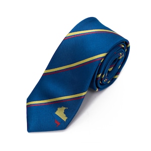 Colombia Skinny Tie - 2.5” - Inspired by the Colombian Flag - Colombia Thin Necktie - LDS Missionary - NOT Personalized
