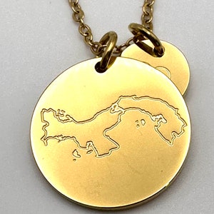 Panama PAN Country Necklace Charm LDS Sister Missionary Mom Wife Statesman Ties