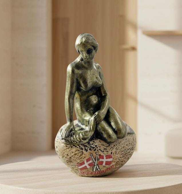Copenhagen Mermaid Ornament - Etsy