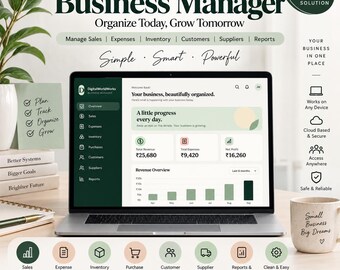 Small Business Manager Web App | Sales, Expense & Inventory Tracker