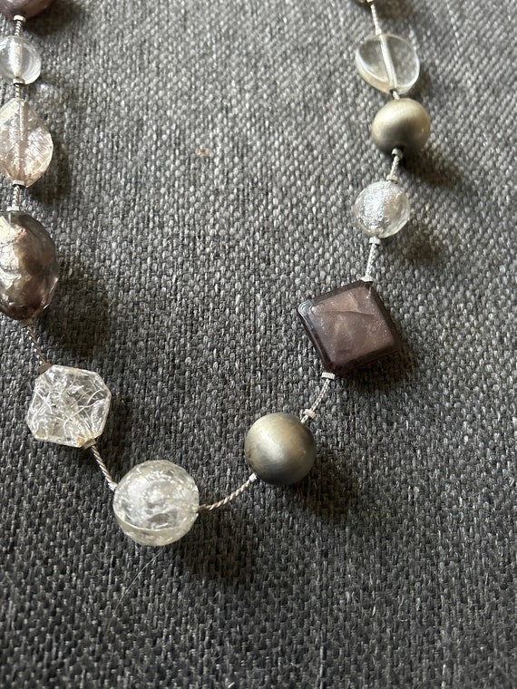 vintage NY   beaded necklace (C4) - image 2
