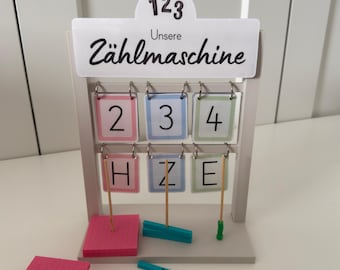 Zählmaschine aus dem 3D-Druck | Mathe | Grundschule