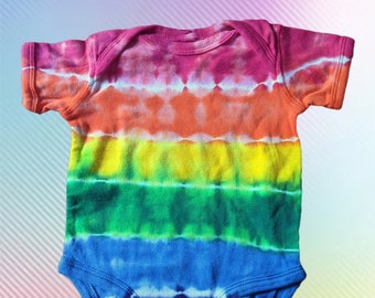 Rainbow Tie-Dye Onsie