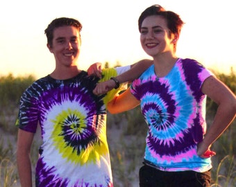 LGBTQIA Pride Spiral Tie-Dye Tee