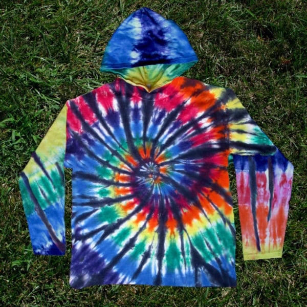 Stained Glass Tie-Dye Hoodie for Kids