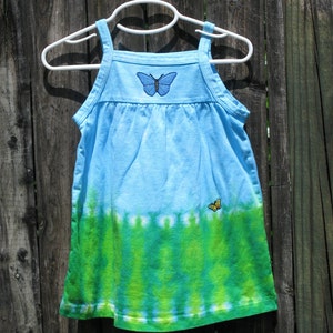 Toddler/Girls sleeveless butterfly dress