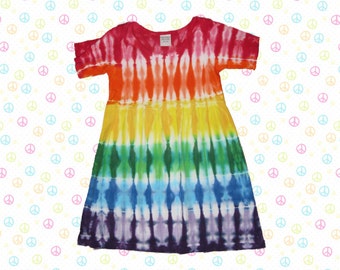 Rainbow Tie-Dye Infant Dress