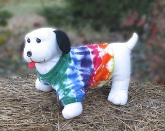 Rainbow Tie-Dye Dog Tee