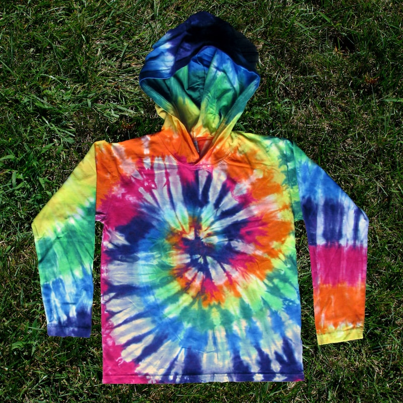 Tie Dye rainbow spiral hoodie UNISEX XS-5XL main image 0